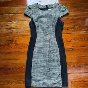 Elegant Black and Gray Women's Dress